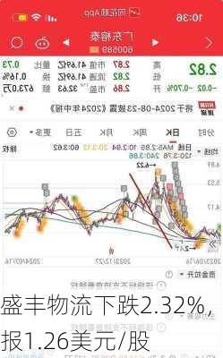 盛丰物流盘中异动 下午盘股价大跌5.17%报1.10美元