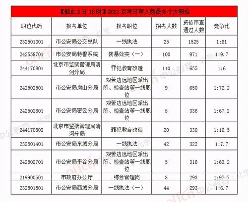 北京市公务员职位表概览，未来蓝图展望（XXXX年预测分析）