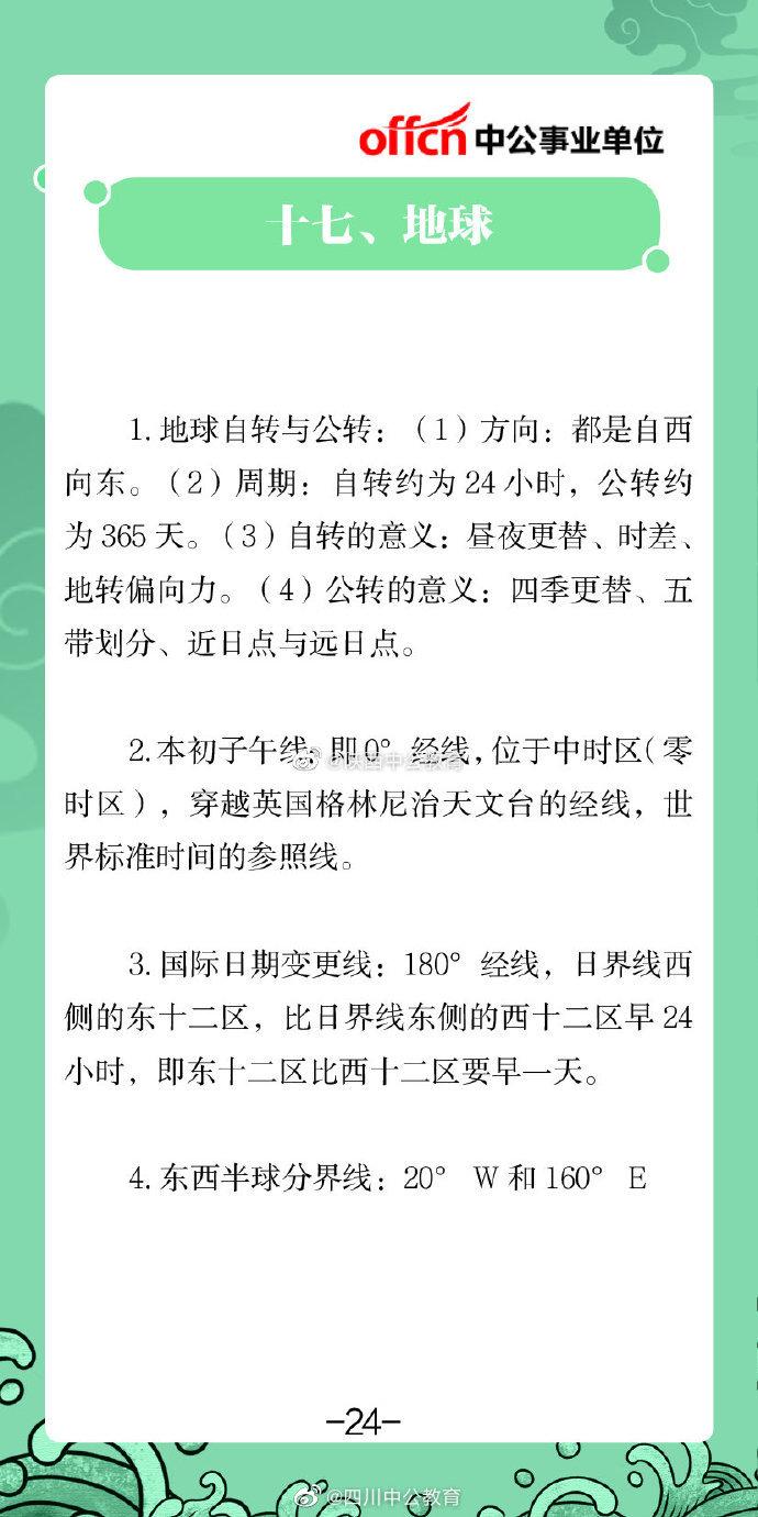 事业单位考试考点速记指南手册