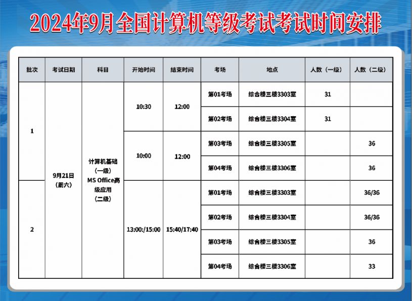 公务员考试时间安排详解