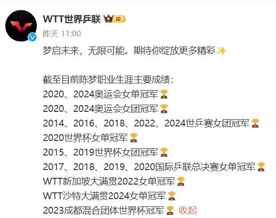 WTT发文致谢樊振东，乒乓球巨星的光辉瞬间