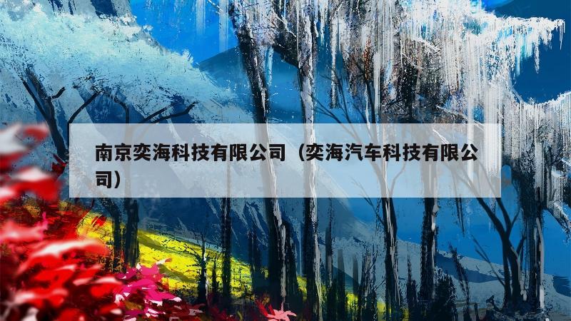 南京奕海科技有限公司（奕海汽车科技有限公司）