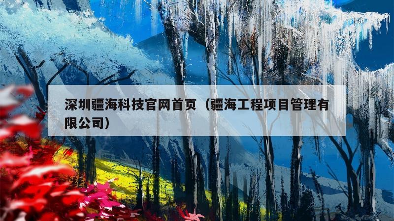 深圳疆海科技官网首页（疆海工程项目管理有限公司）