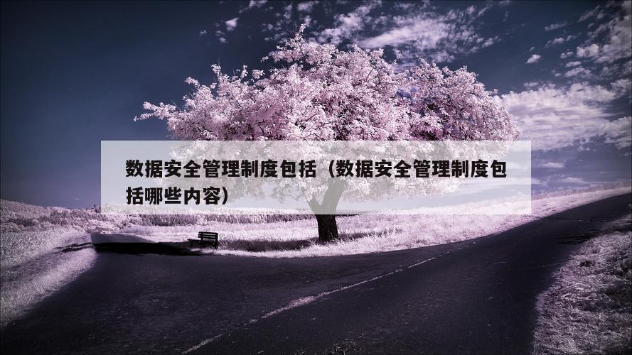 数据安全管理制度包括（数据安全管理制度包括哪些内容）